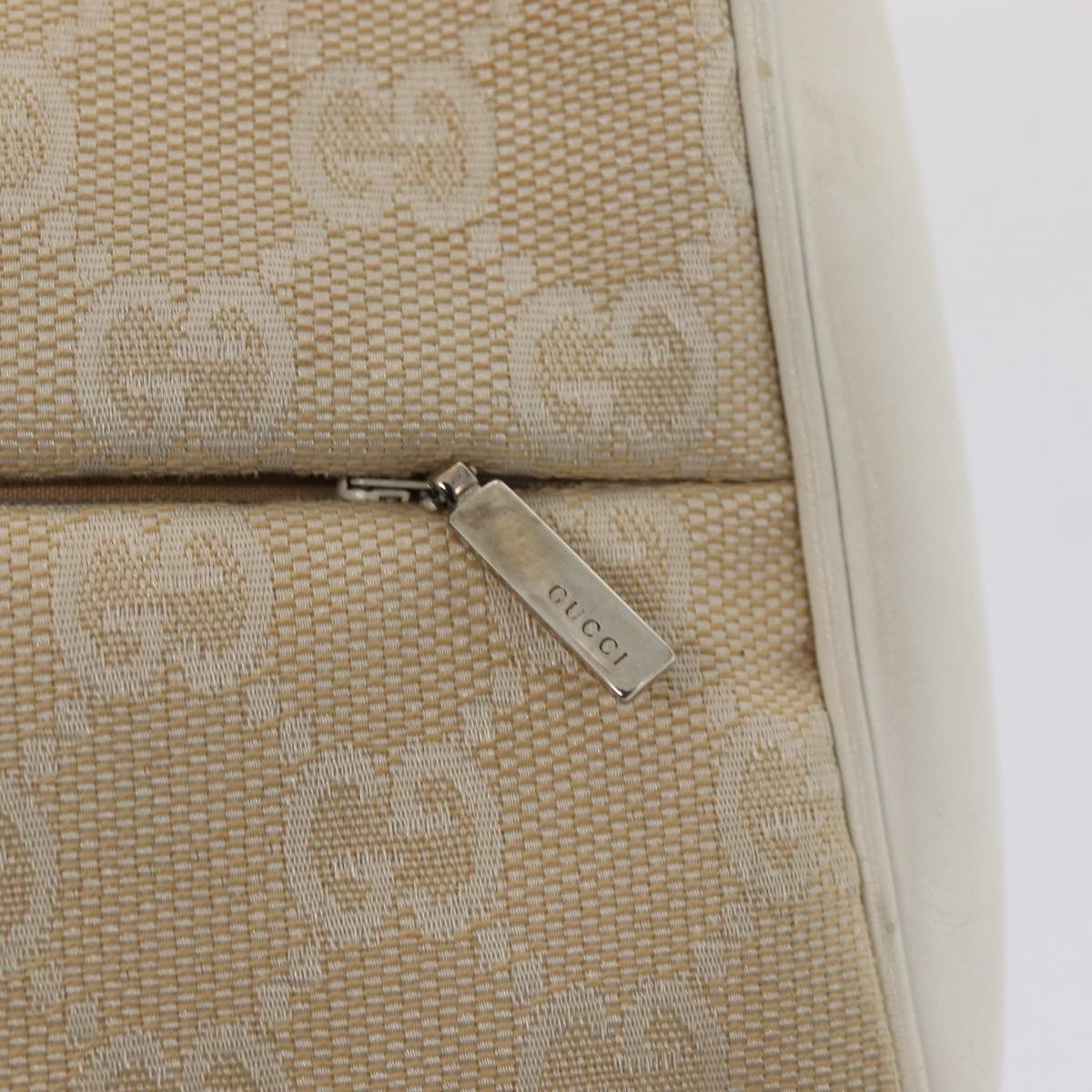 GUCCI Bamboo GG Canvas Hand Bag Beige 001 3865 79596