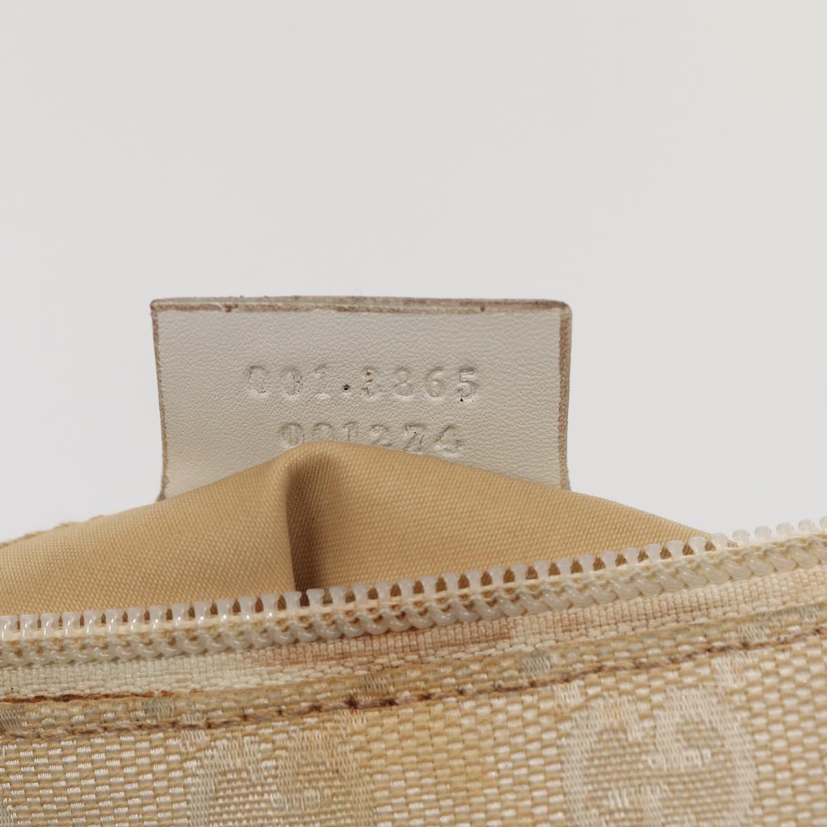 GUCCI Bamboo GG Canvas Hand Bag Beige 001 3865 79596