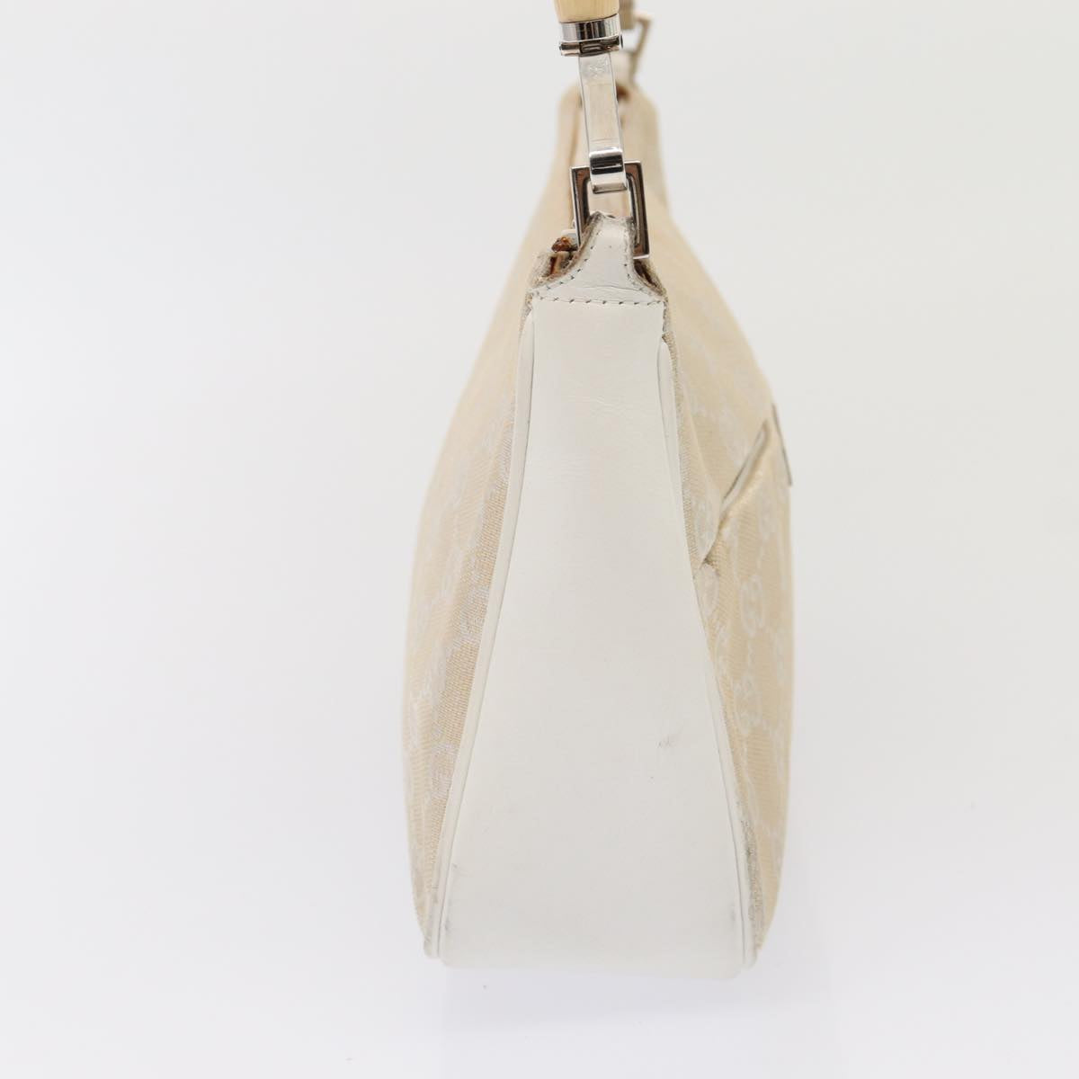 GUCCI Bamboo GG Canvas Hand Bag Beige 001 3865 79596