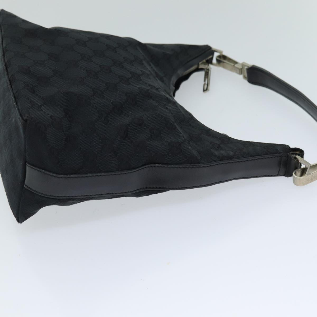 GUCCI GG Canvas Shoulder Bag Black 000 0602 79599