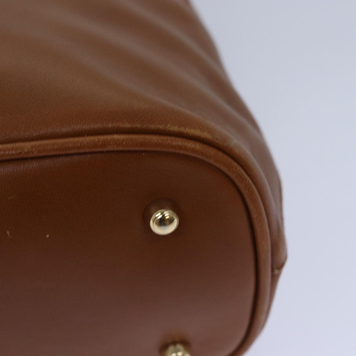 GUCCI Bamboo Hand Bag Leather Brown 000 1274 0290 79612