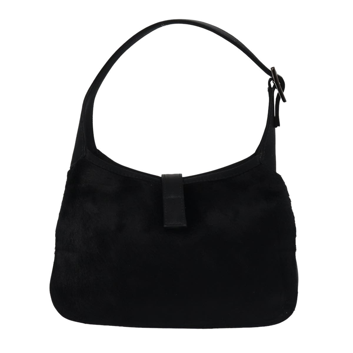 GUCCI Jackie Mini bag Hand Bag Satin Black 005 0775 79699