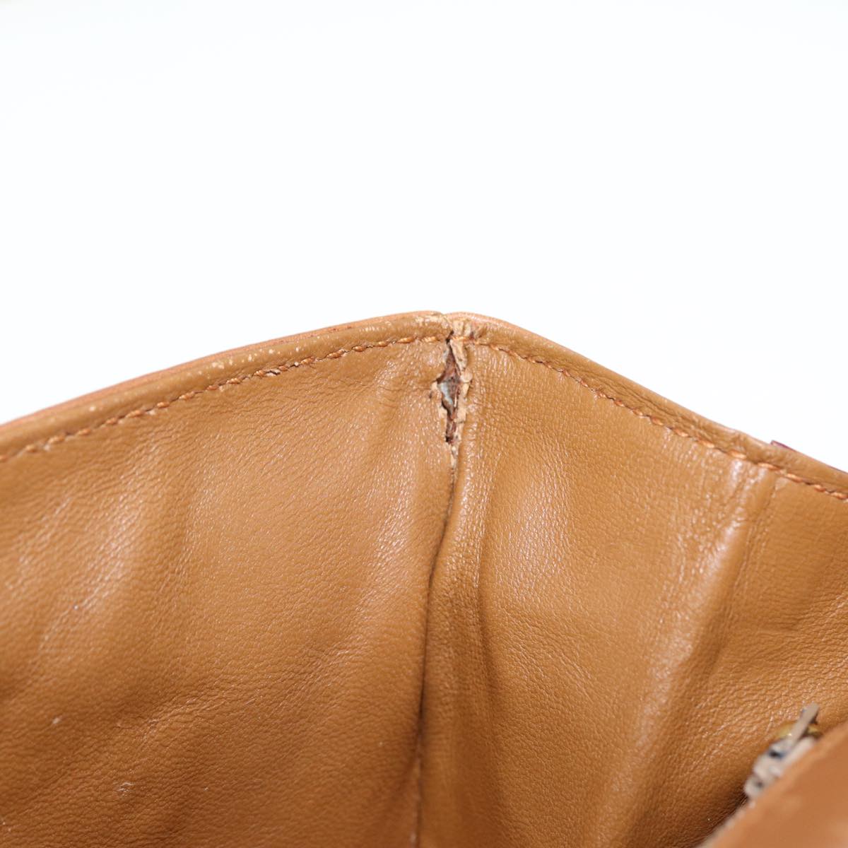 GUCCI Shoulder Bag Leather Brown 79733