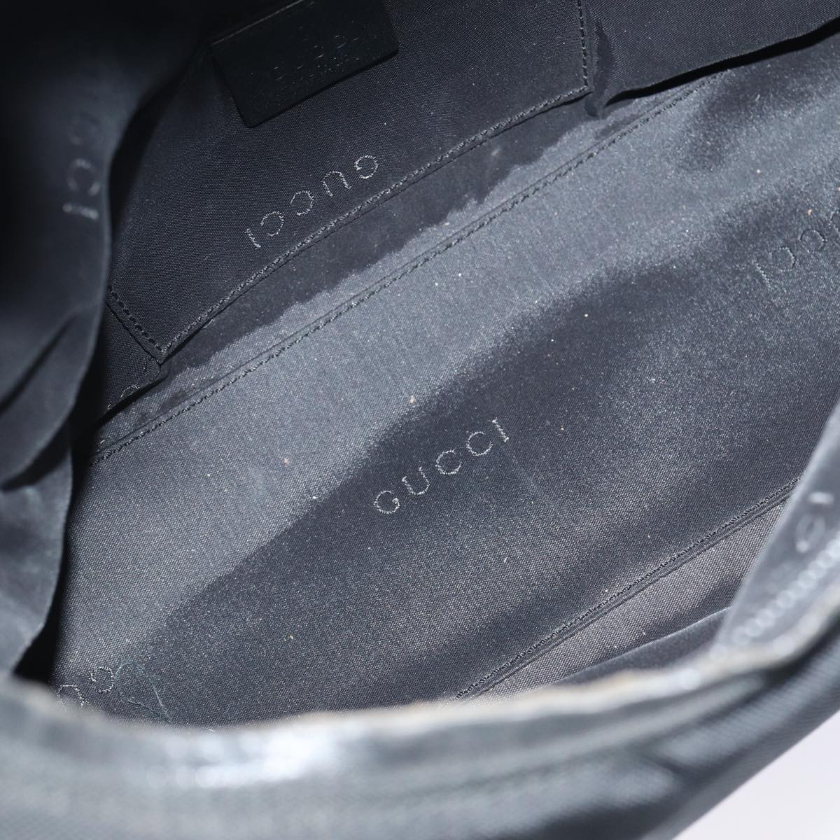 GUCCI Shoulder Bag Nylon Black 000 0602 79734