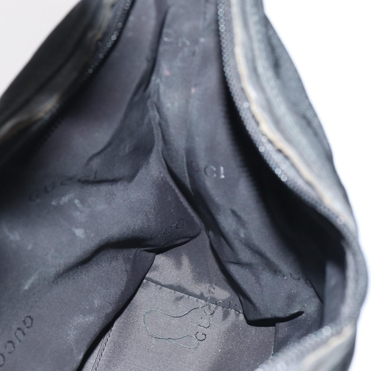 GUCCI Shoulder Bag Nylon Black 000 0602 79734