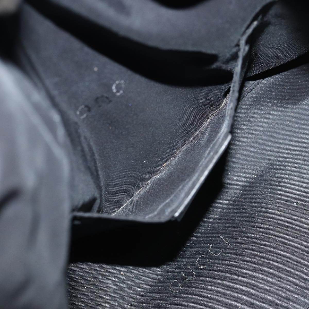 GUCCI Shoulder Bag Nylon Black 000 0602 79734