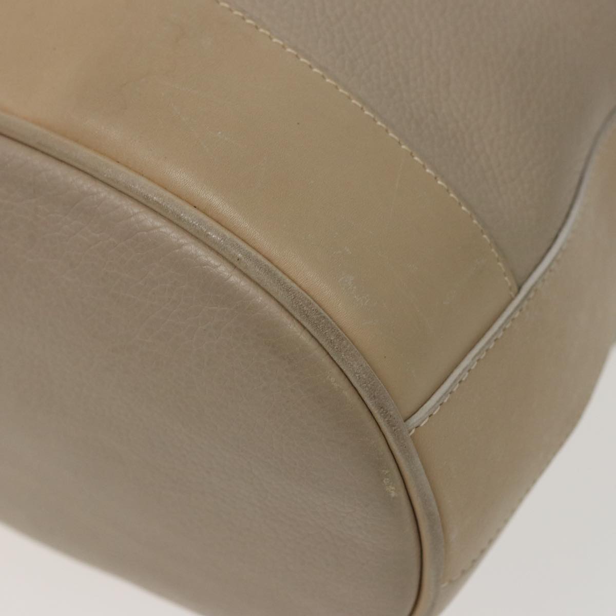 GUCCI Shoulder Bag Leather Beige 001 58 0933 79762