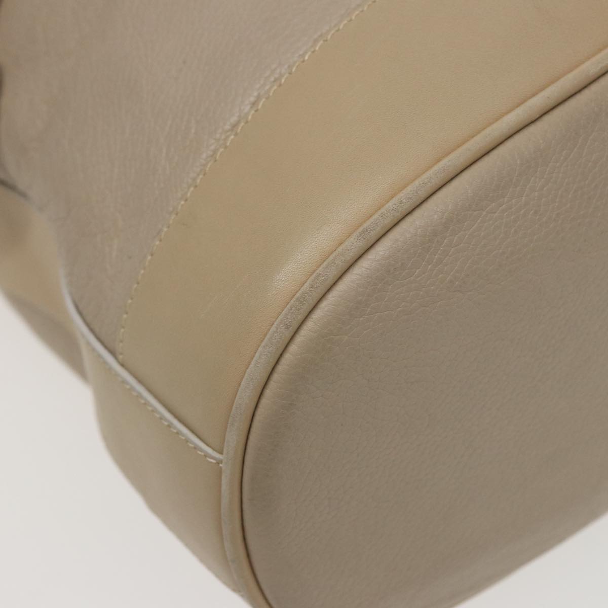 GUCCI Shoulder Bag Leather Beige 001 58 0933 79762