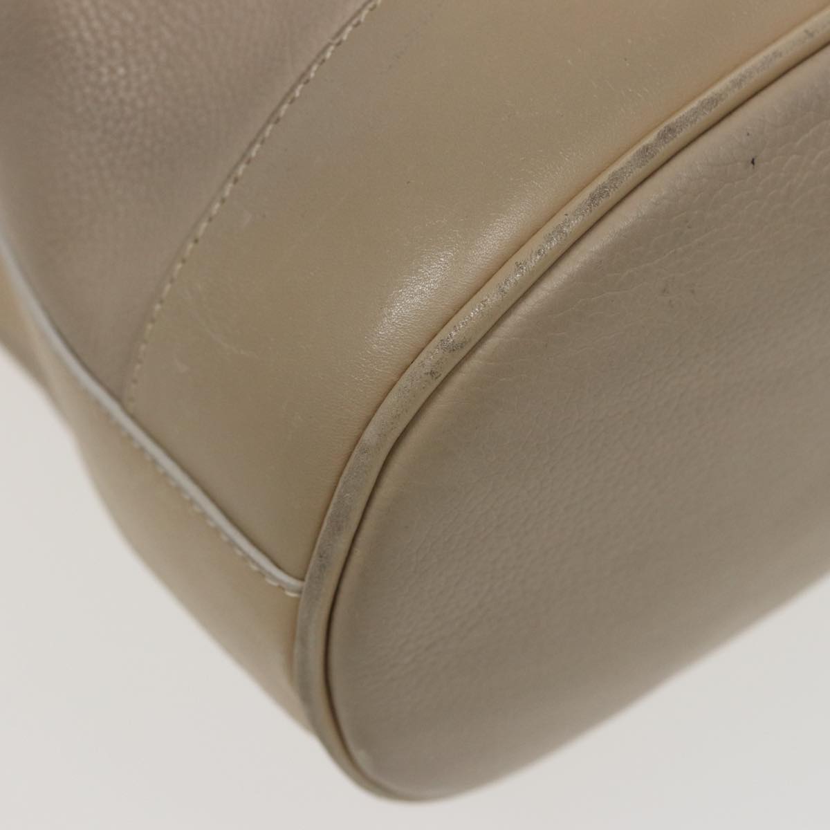 GUCCI Shoulder Bag Leather Beige 001 58 0933 79762