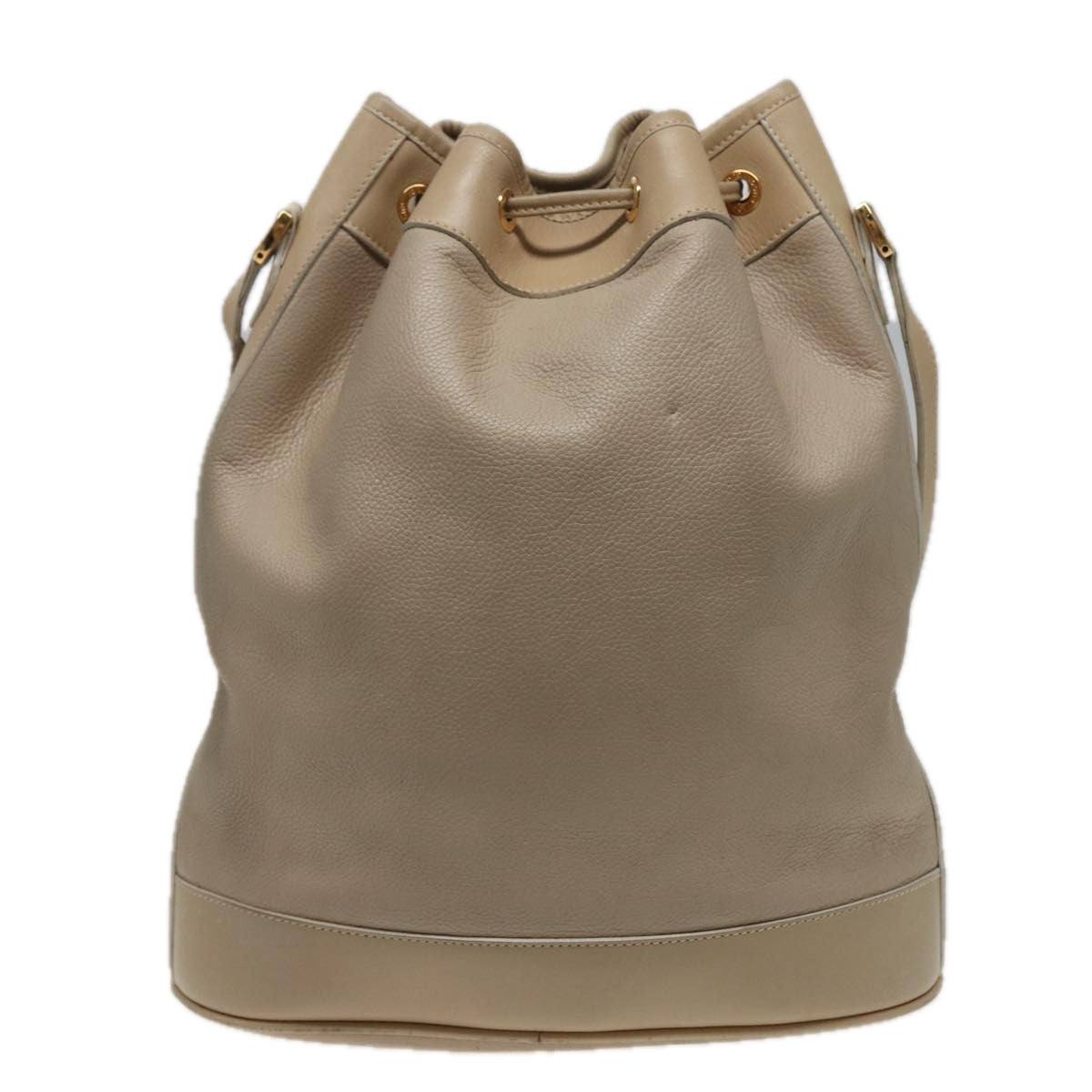 GUCCI Shoulder Bag Leather Beige 001 58 0933 79762