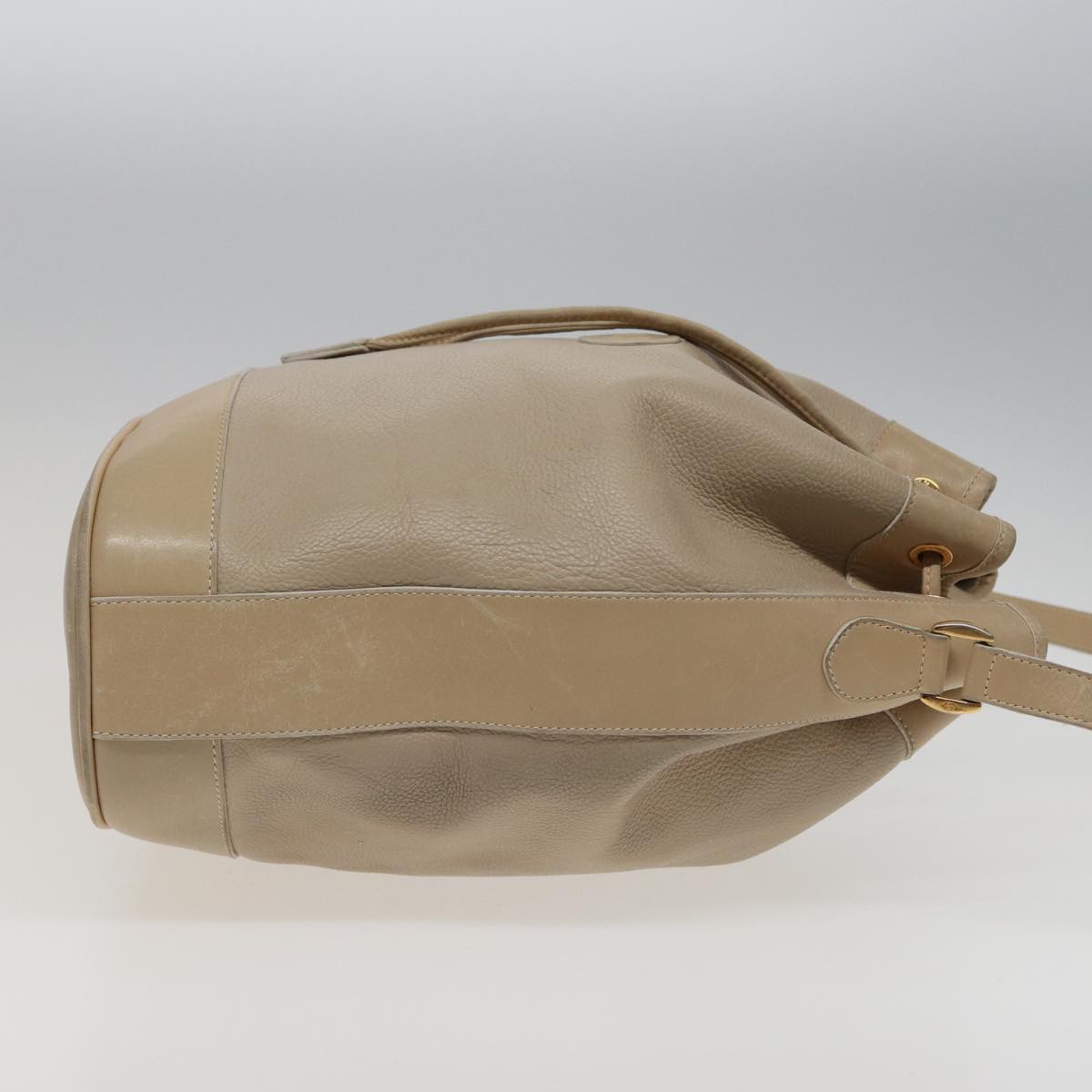 GUCCI Shoulder Bag Leather Beige 001 58 0933 79762