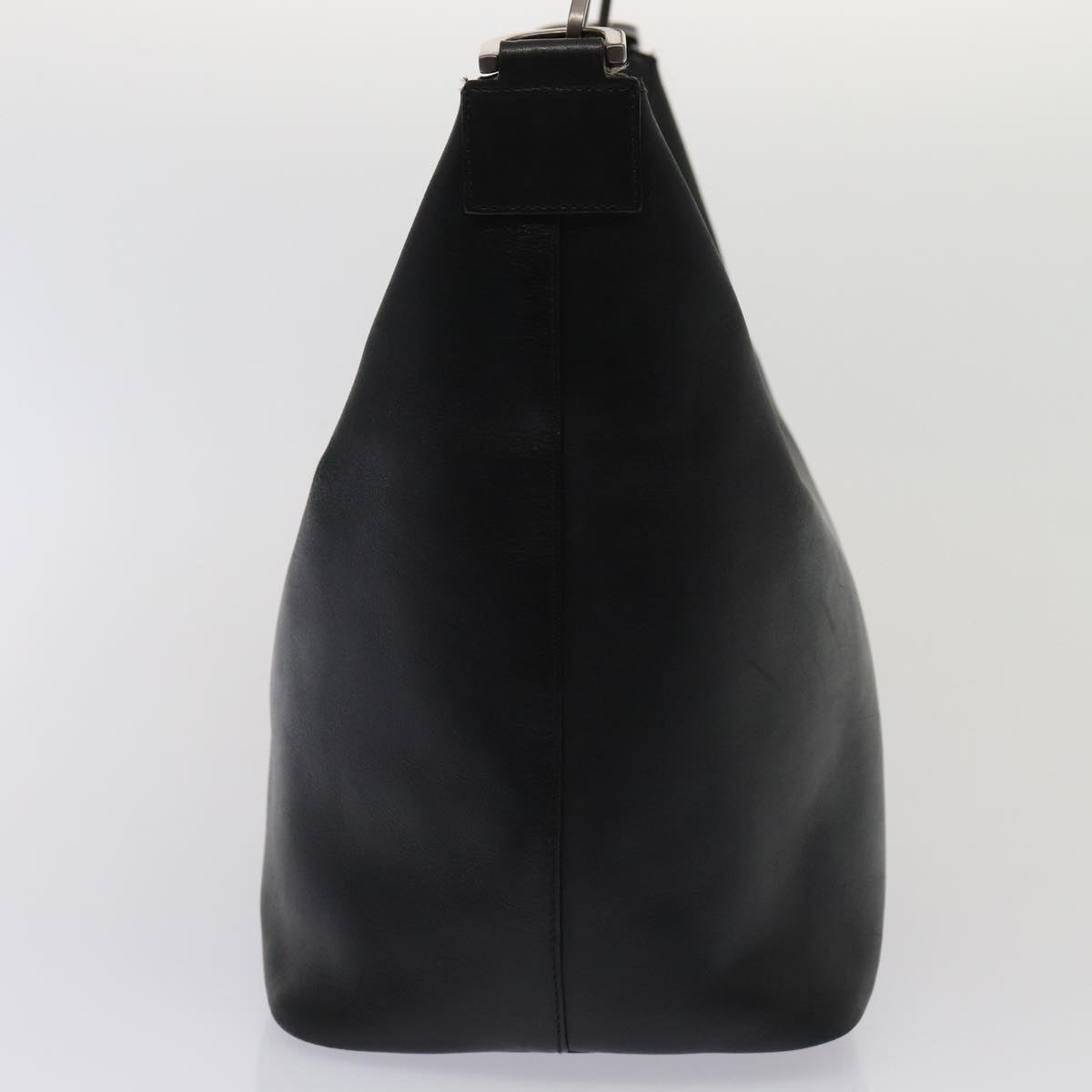 GUCCI Bamboo GG Canvas Shoulder Bag Leather Canvas 2Set Black 79793