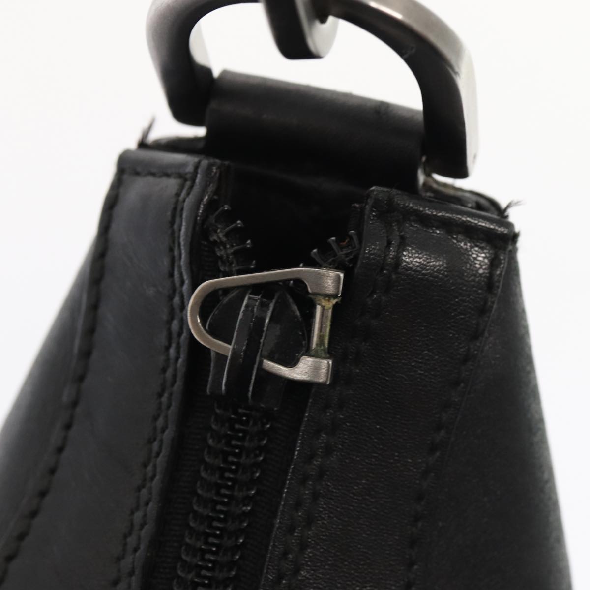 GUCCI Bamboo GG Canvas Shoulder Bag Leather Canvas 2Set Black 79793