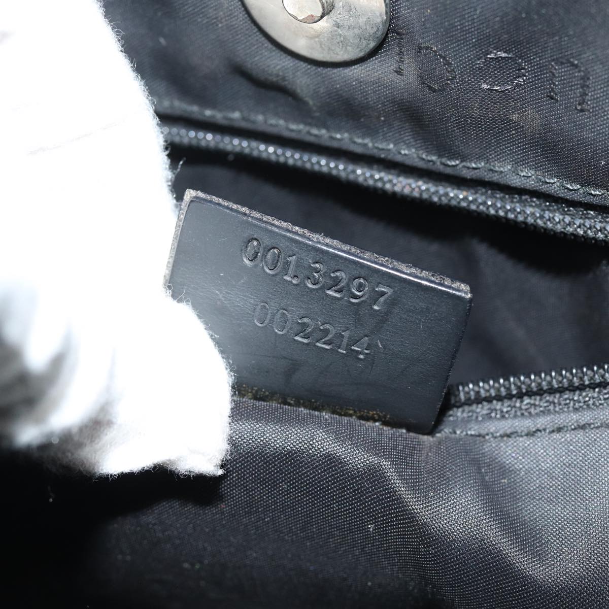 GUCCI Shoulder Bag Leather Black 001 3297 79909
