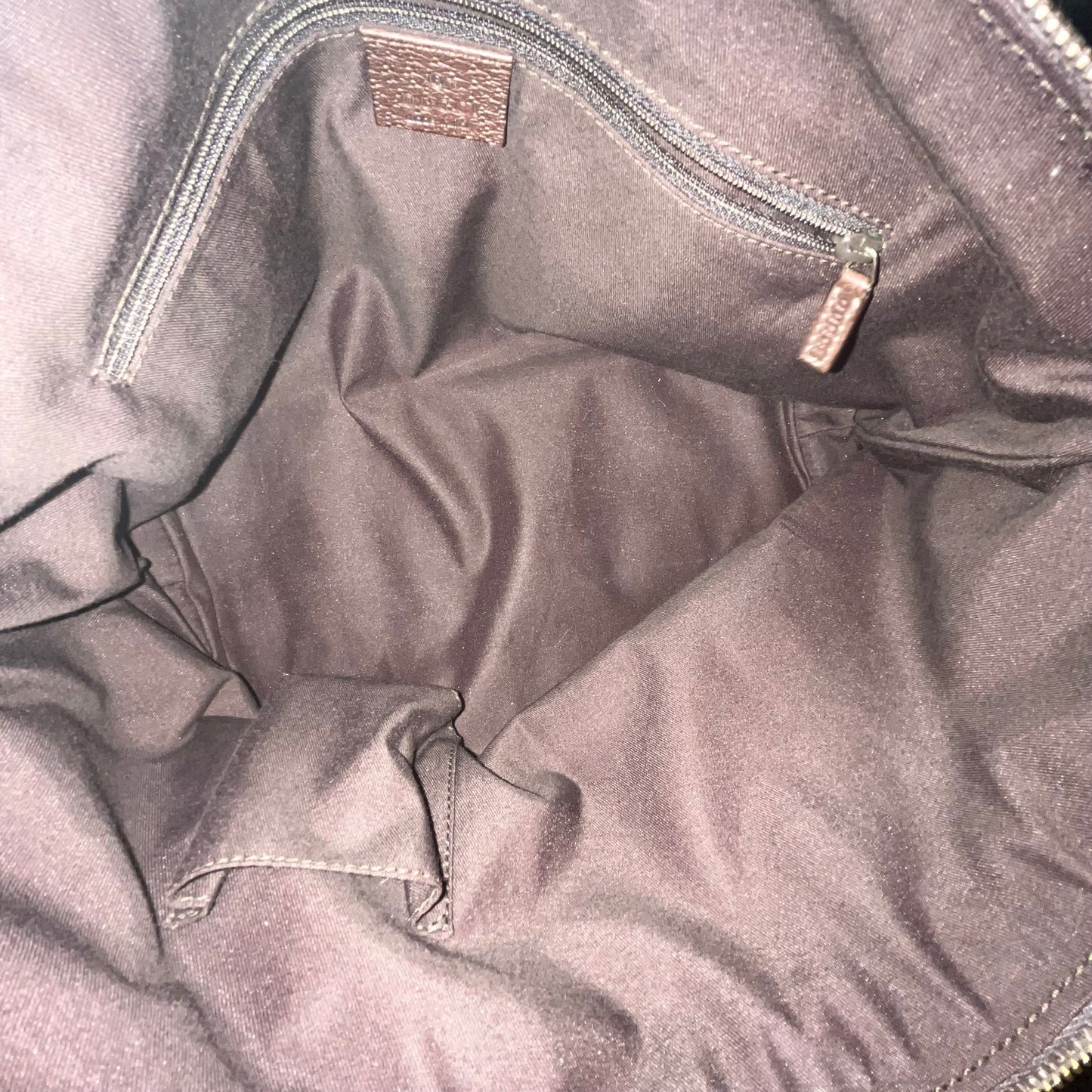 GUCCI Abbey Medium GG Monogram Canvas Tote Bag