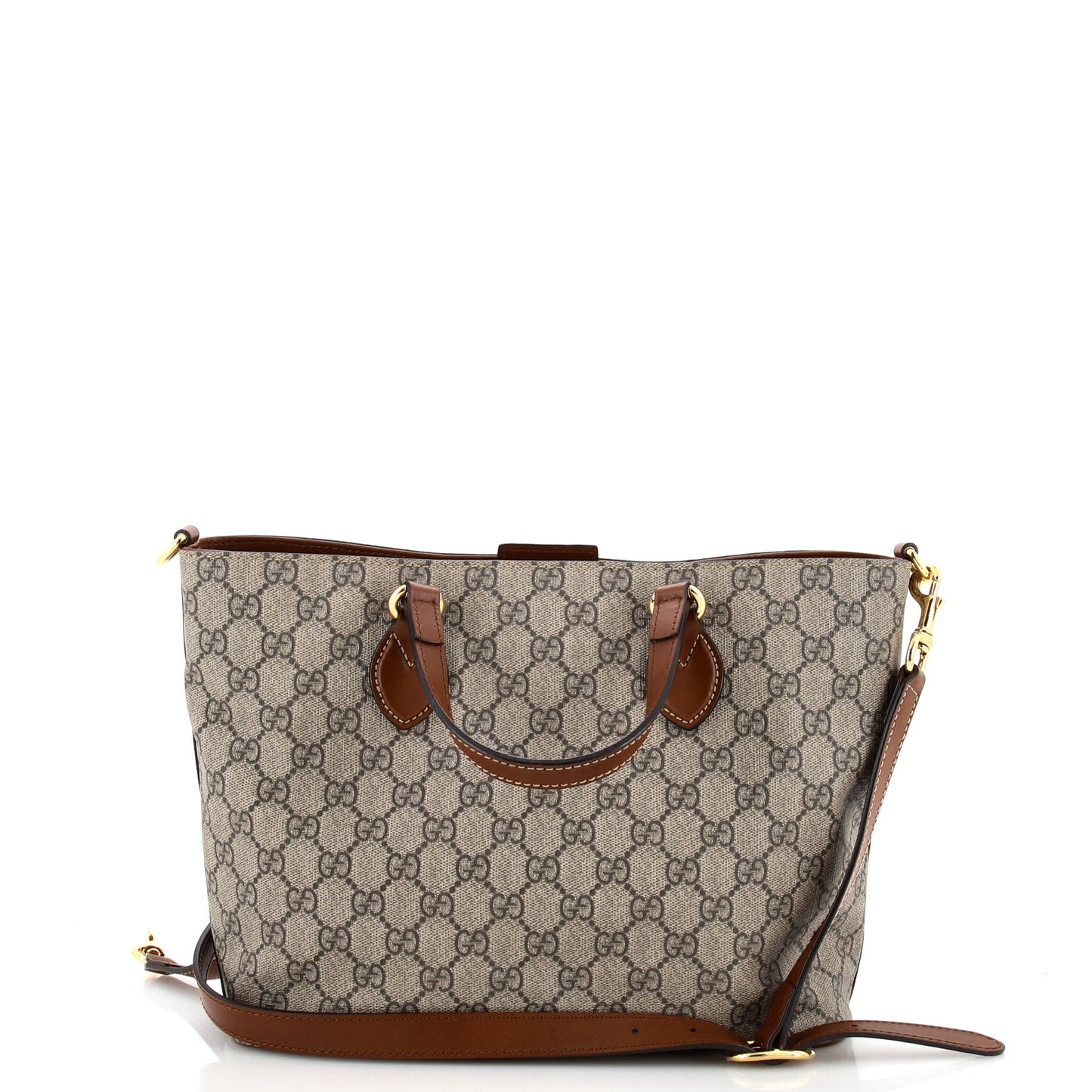 Convertible Soft Tote GG Coated Canvas Small