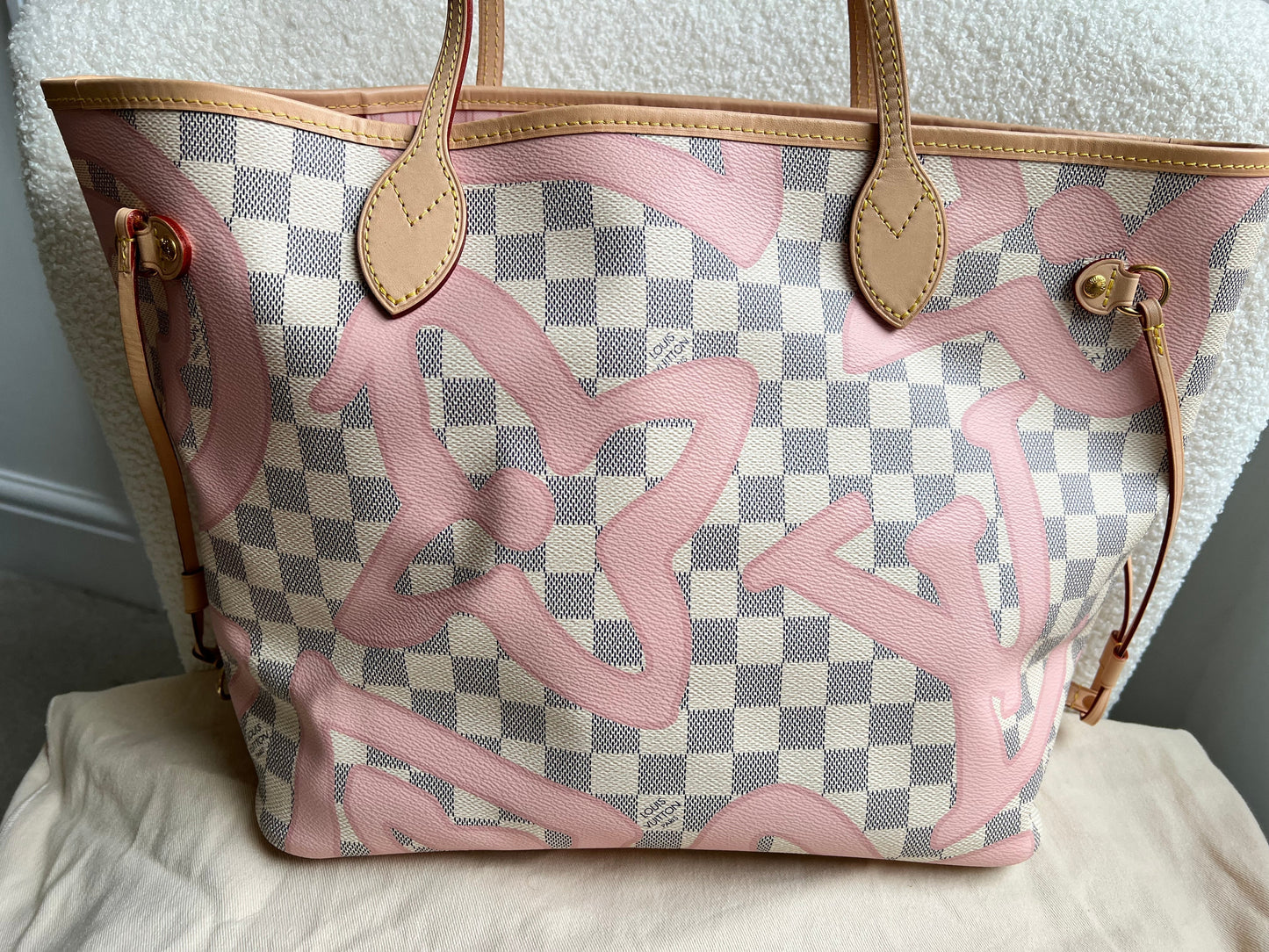 Louis Vuitton Neverfull MM Tahitienne Damier Azur Limited Edition