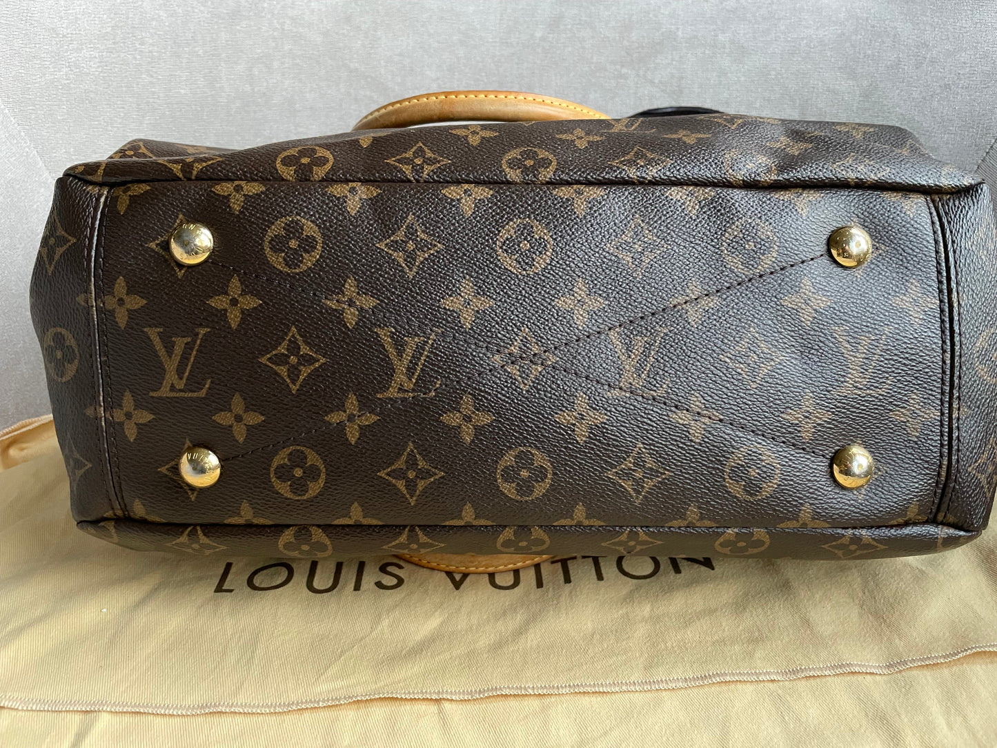 Louis Vuitton Pallas Tote in Monogram and Grape (RRP £1960)