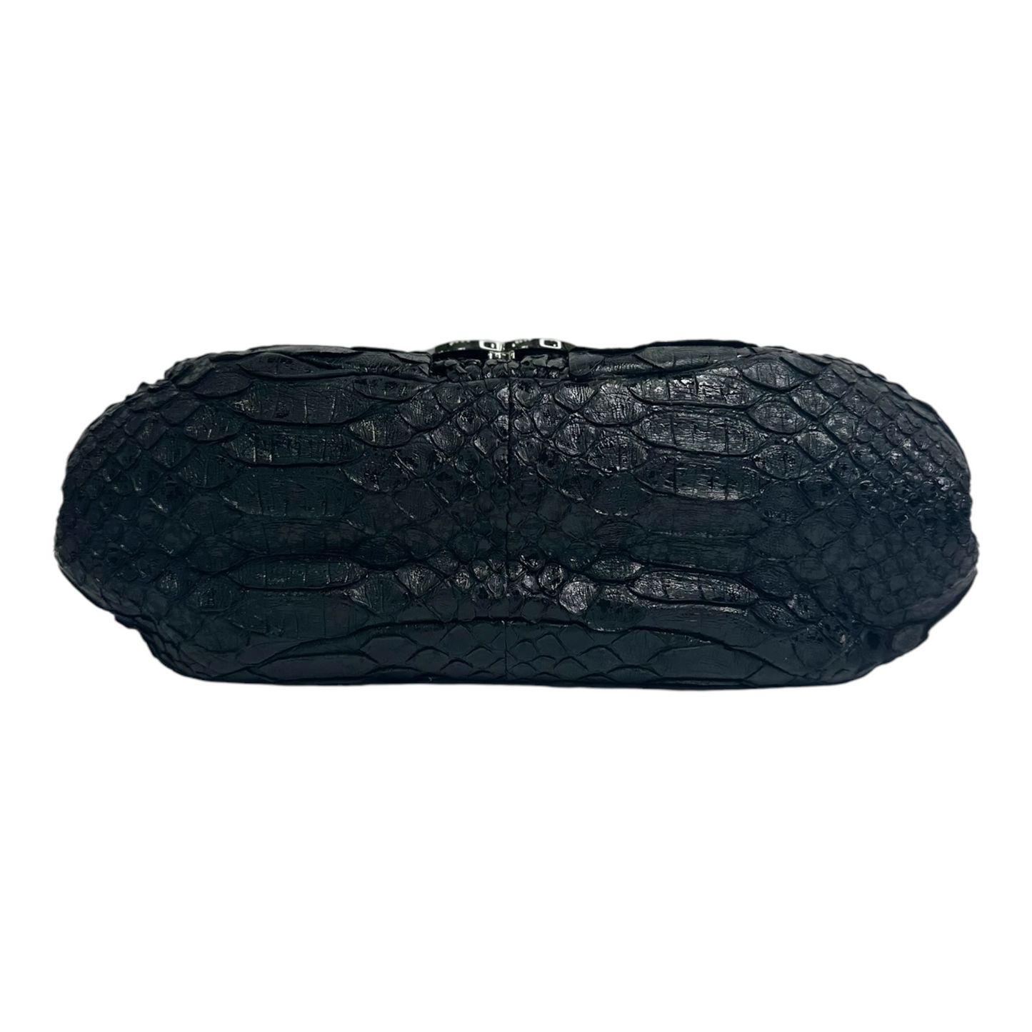 Chanel CC Accordion Flap Bag Python Medium