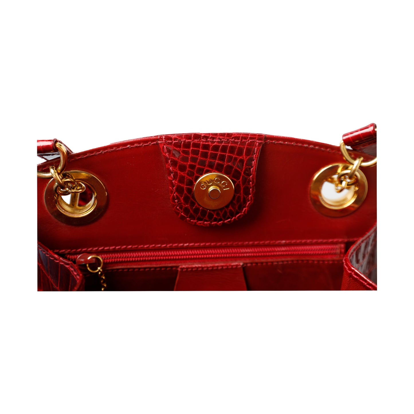 GLM--  Exotic Leather Crossbody Bag - '80s
