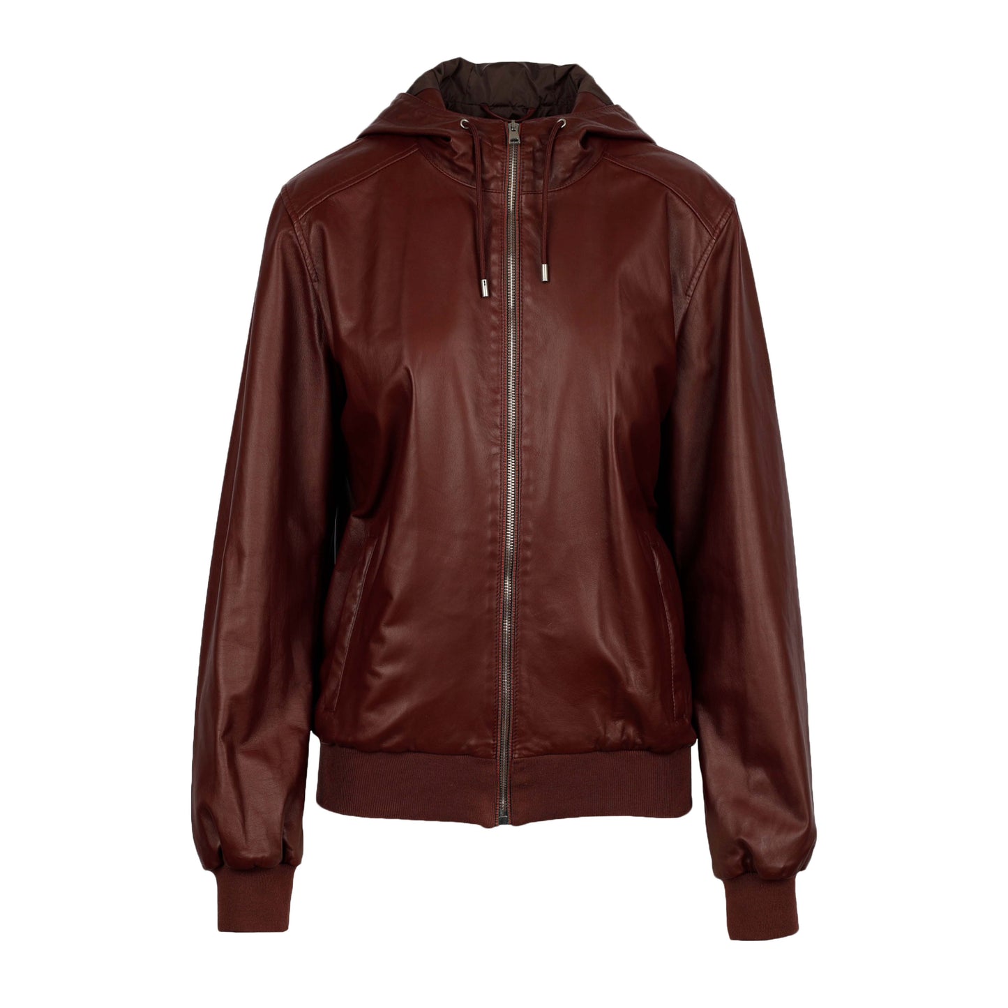 GLM-- Brown Leather Jacket - '10s