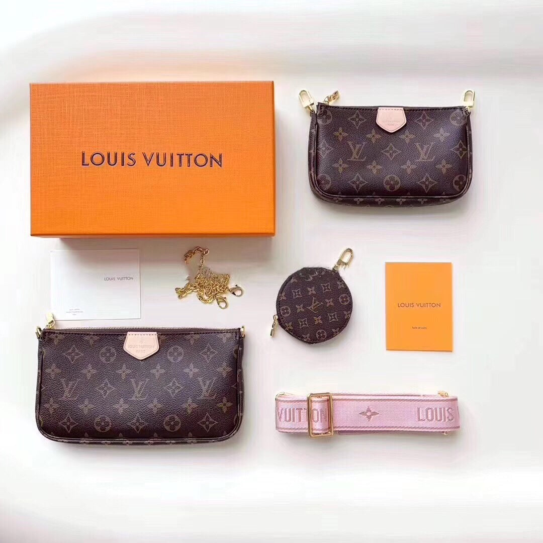 LV Multi Pochette AcGLAMIssoires Monogram Canvas For Women,  Shoulder And Crossbody Bags 24cm LV M44840