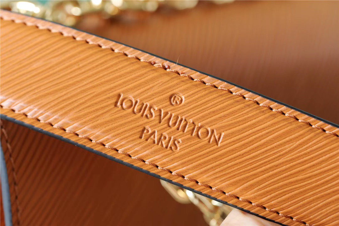 LV Twist MM Epi Gold Miel Brown For Women, WomenÃ¢â‚¬â„¢s Bags, Shoulder And Crossbody Bags 9.1in/23cm LV M59686