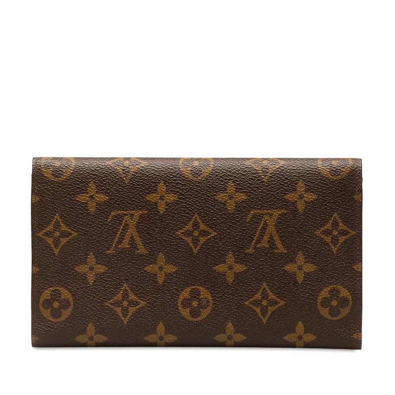 ルイ ヴィトン モノグラム ポルト トレゾール インターナショナル 長財布 M61215 ブラウン PVC レザー レディース LOUIS VUITTON 【中古】｜【銀座パリス】　楽天市場店