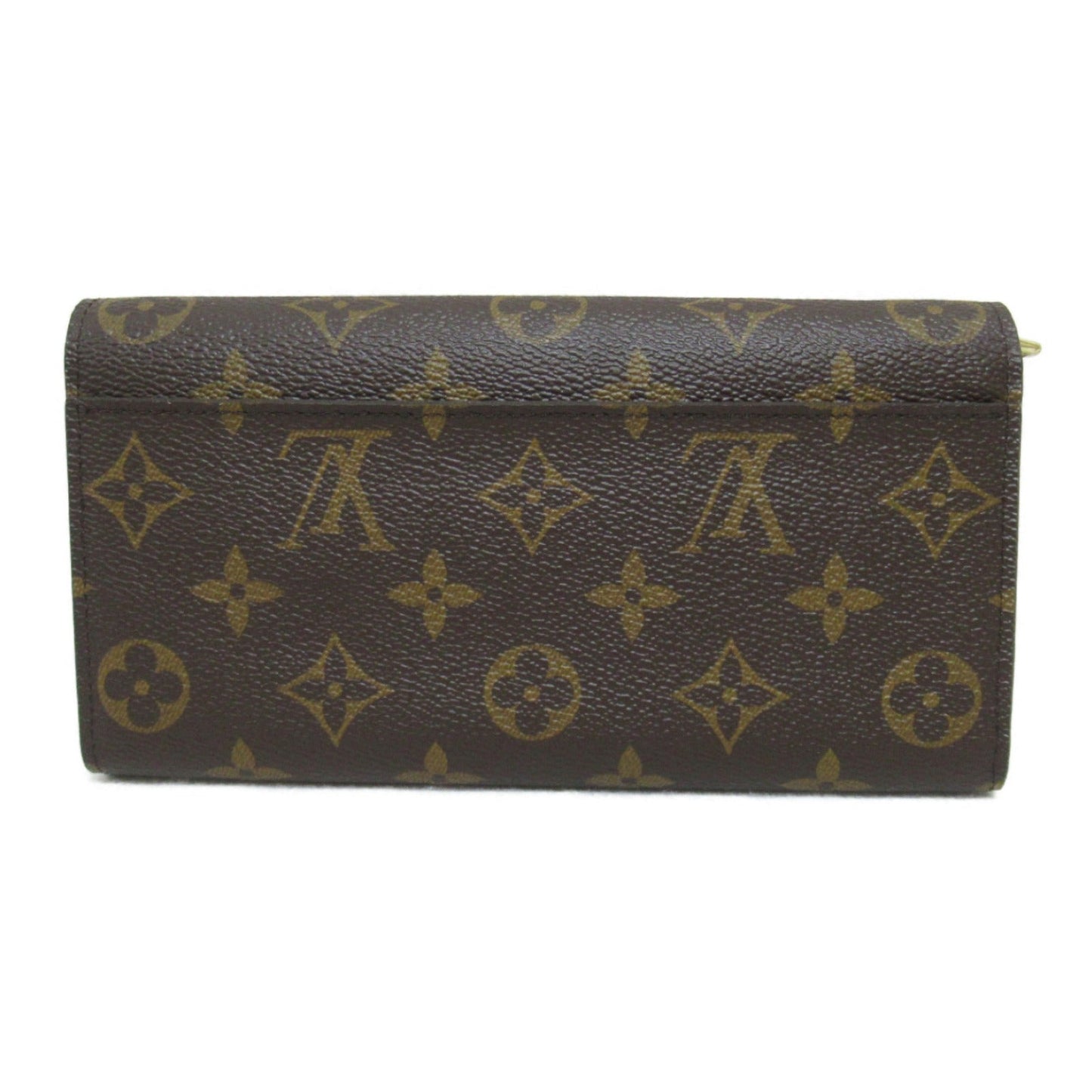 Louis Vuitton Portefolio Sarah Two Fold Wallet Two Folded Wallet Two Folded Wallet PVC  Canvas   Brown M60531
