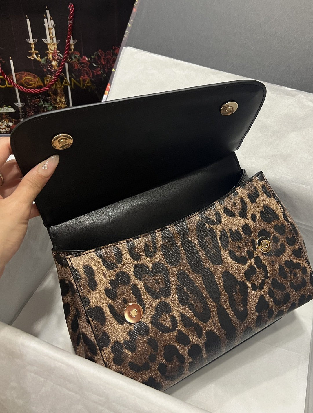 GLAMI Sicily Bag In Leopard-Print Pony Hair Multicolour For Women 10.2in/26cm GLAMI