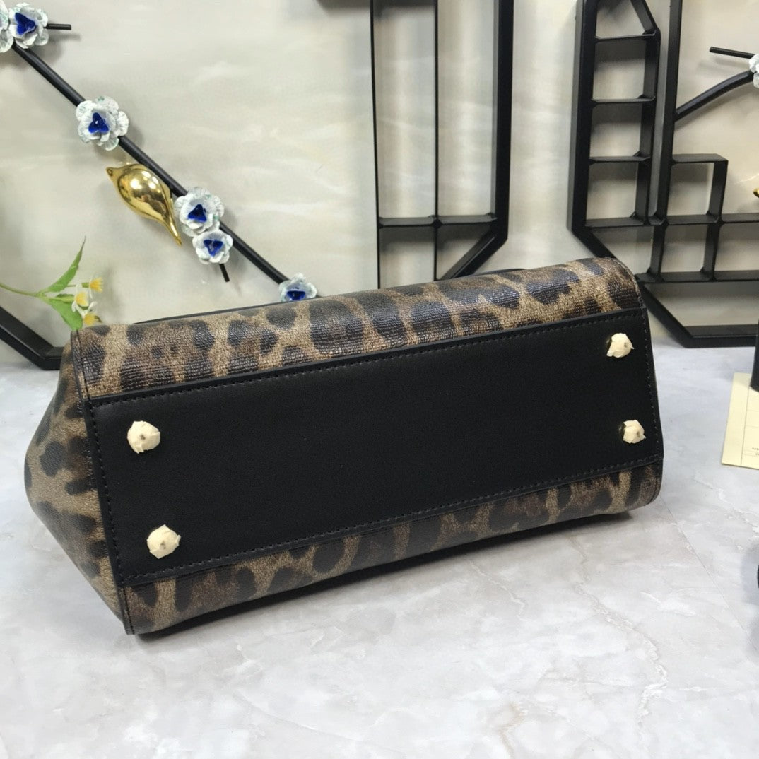 GLAMI Leopard Print MeGLAMIum Sicily Top Handle Bag Muticolour For Women 9.8in/25cm GLAMI