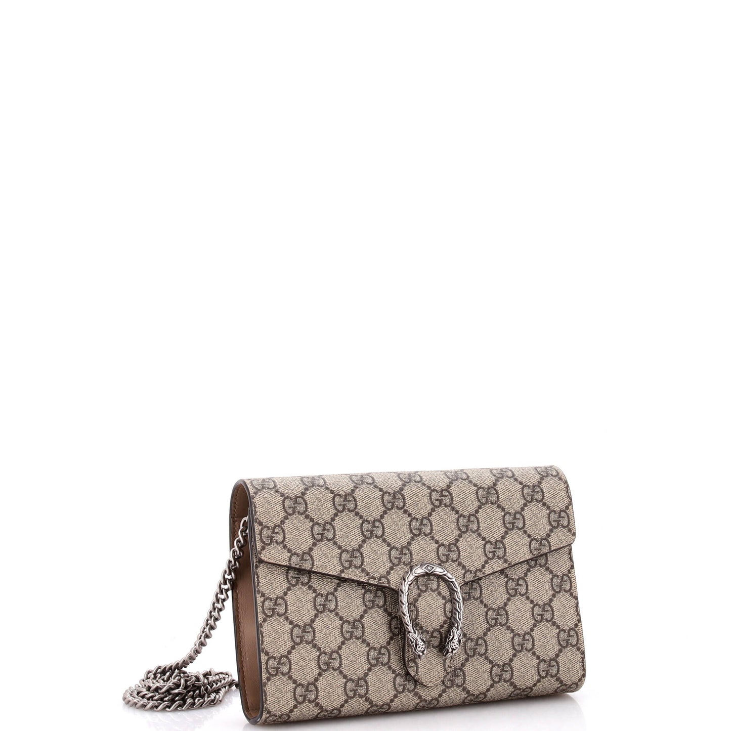 Dionysus Chain Wallet GG Coated Canvas Small