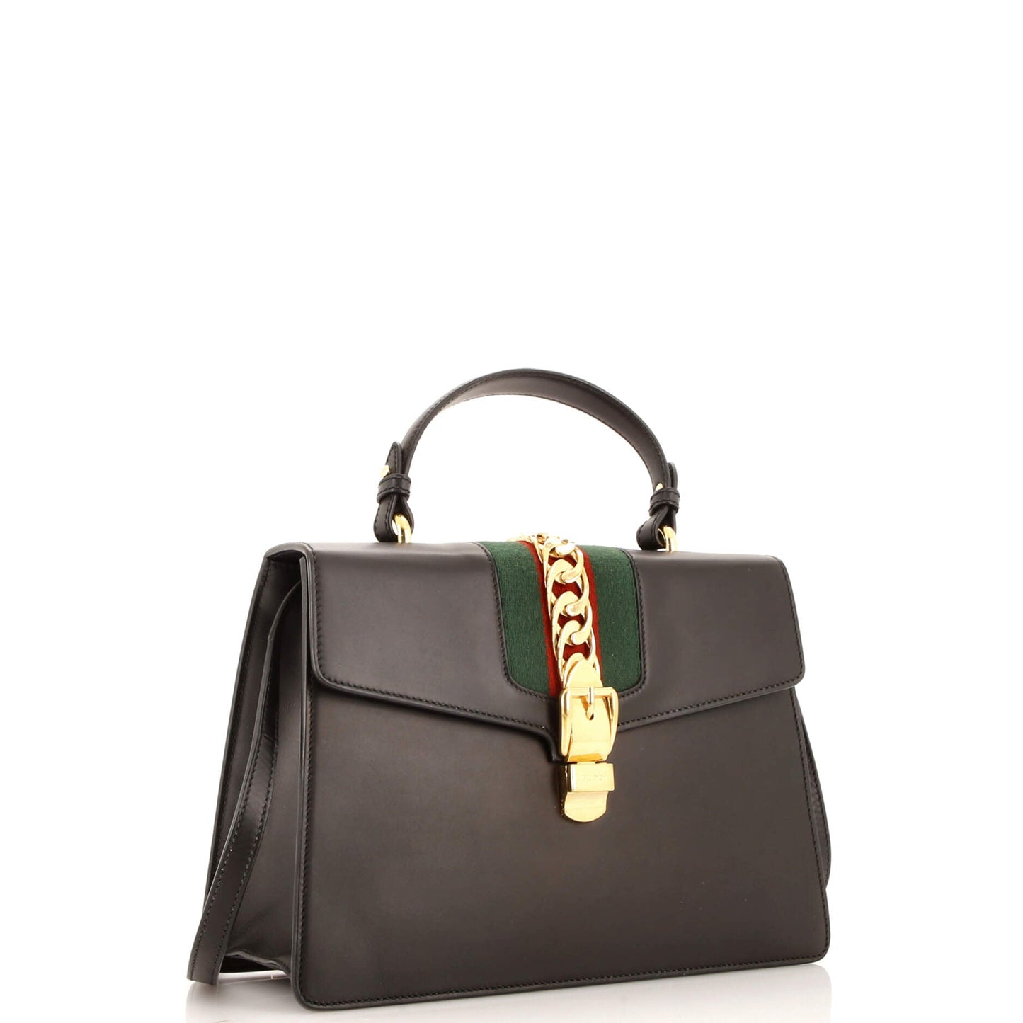 Sylvie Top Handle Bag Leather Medium