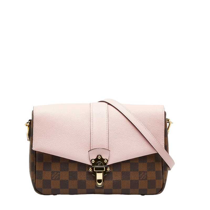 Louis Vuitton Louis Vuitton Damière N44244 Shoulder Bag PVC/Ledger Magnolia Pink Brown