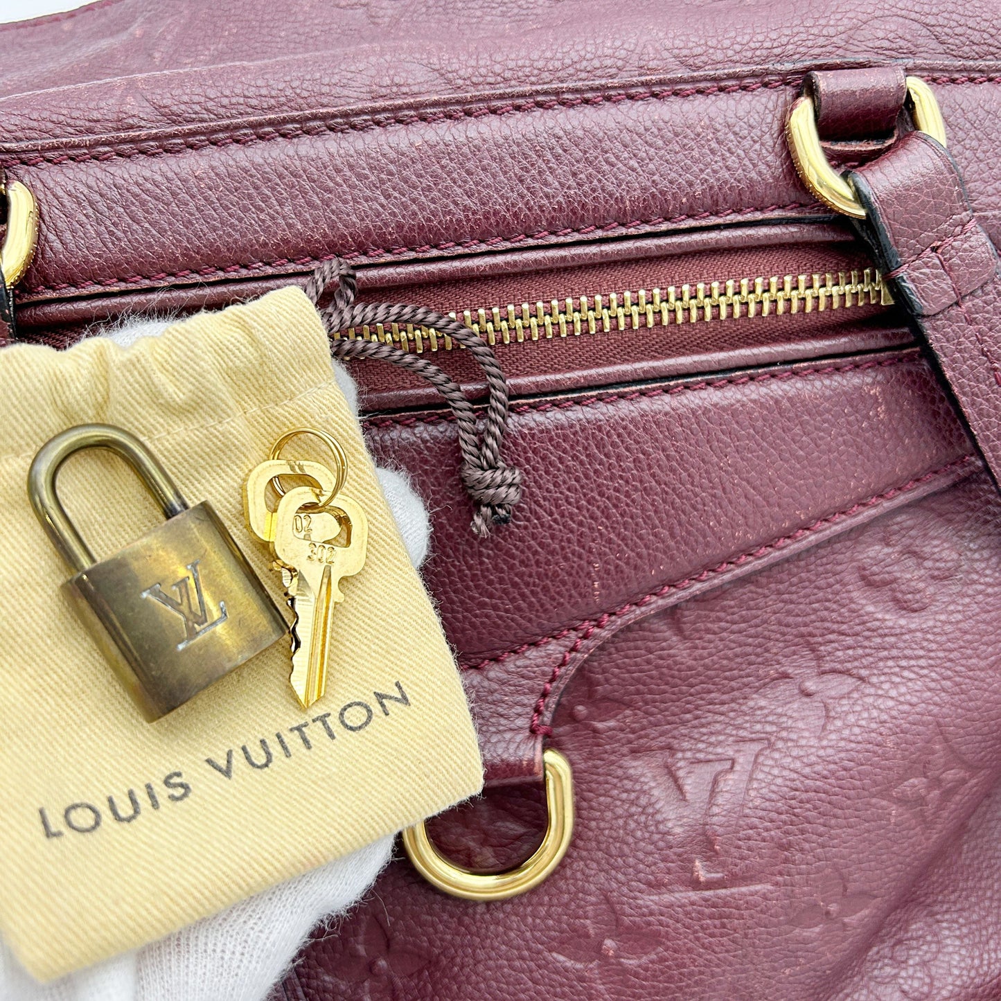 GLM-Monogram Lumineuse PM - Brown Handle Bags, Handbags LA15119
