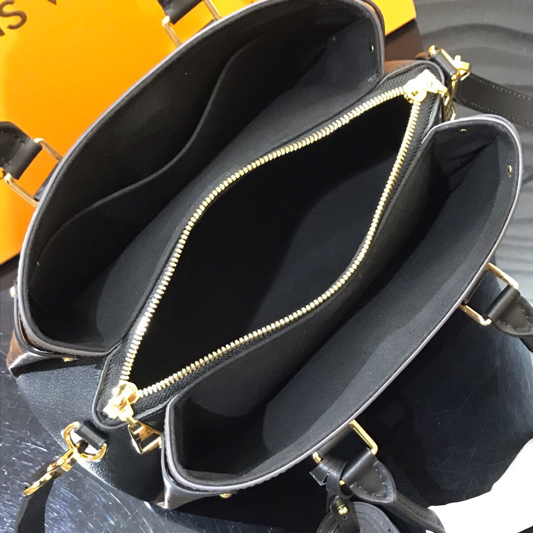 LV SoufGlamIot MM Monogram Canvas Black For Women, WoHandbag, Shoulder And Crossbody Bags 14.2in/36cm LV M44817