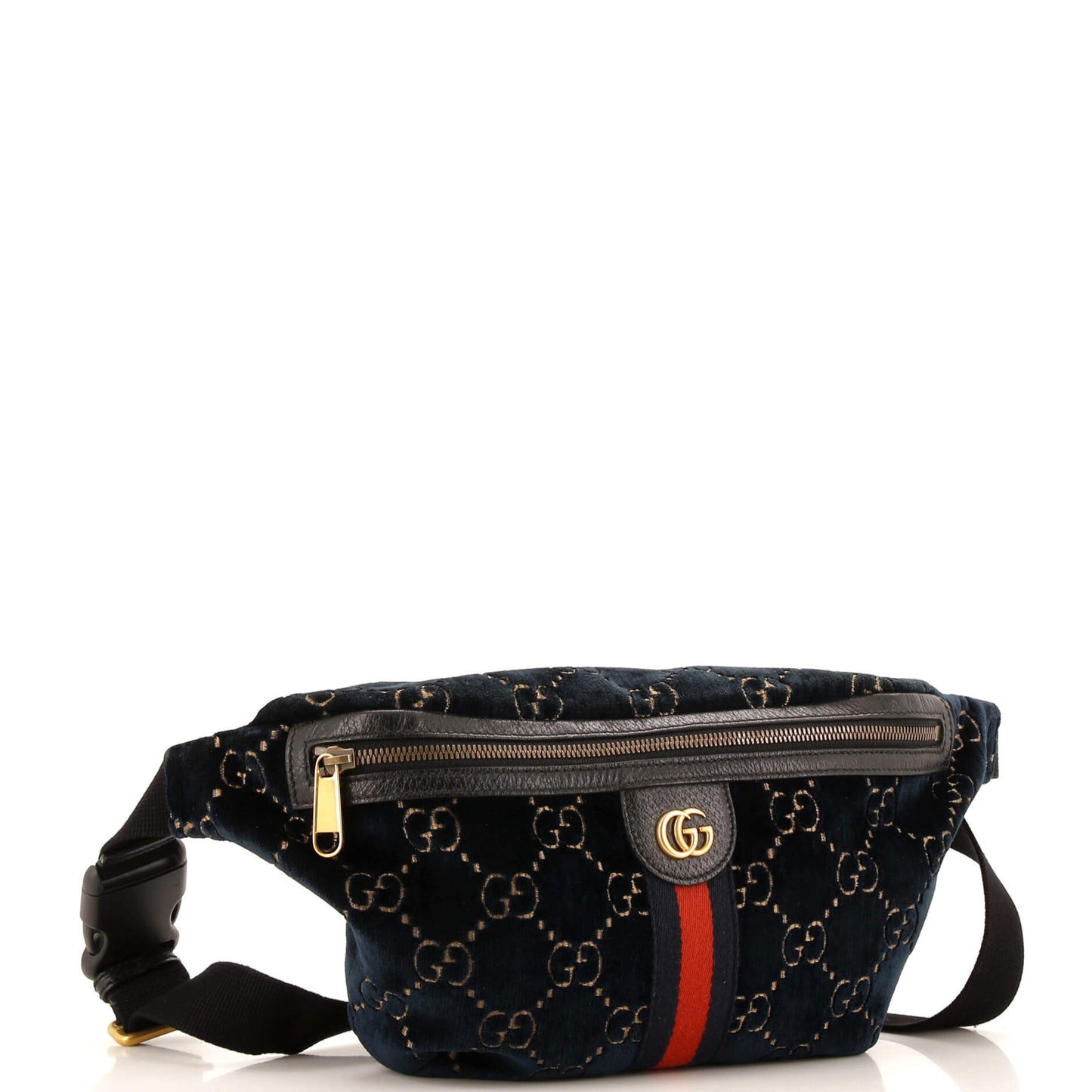 Ophidia Zip Belt Bag GG Velvet