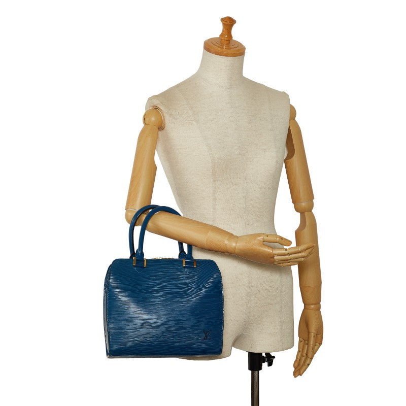 Louis Vuitton Epiphone Handbag M52055 Tread Blue Leather  Louis Vuitton