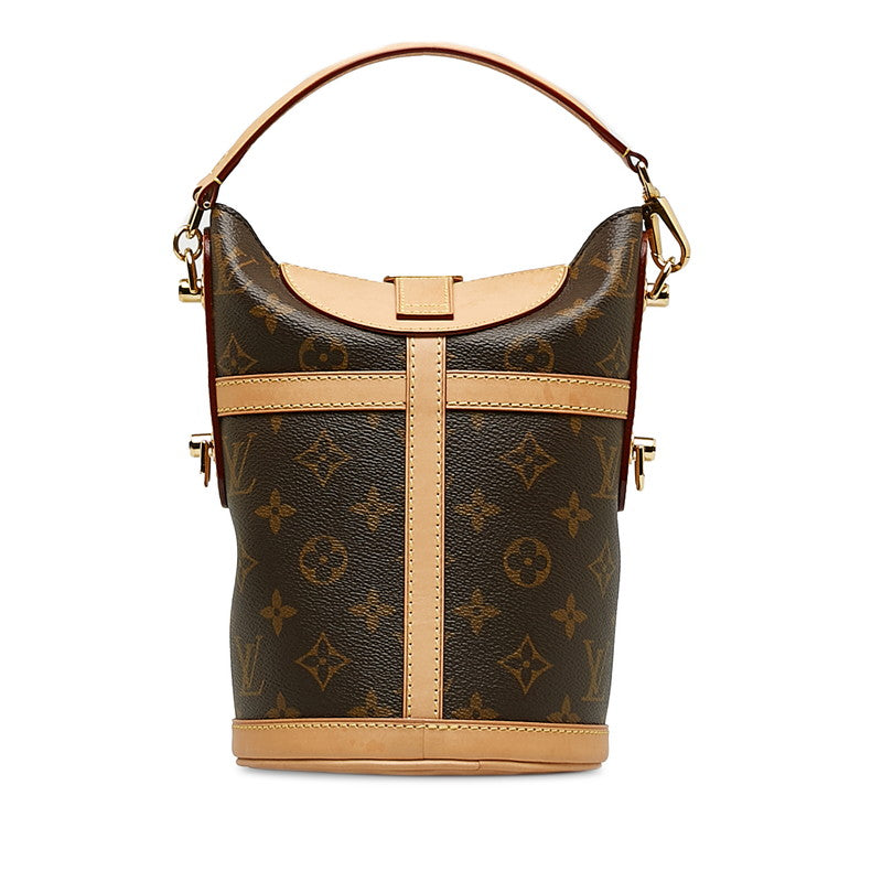 Louis Vuitton Monogram Handbag 2WAY M43587 Brown Leather  Louis Vuitton