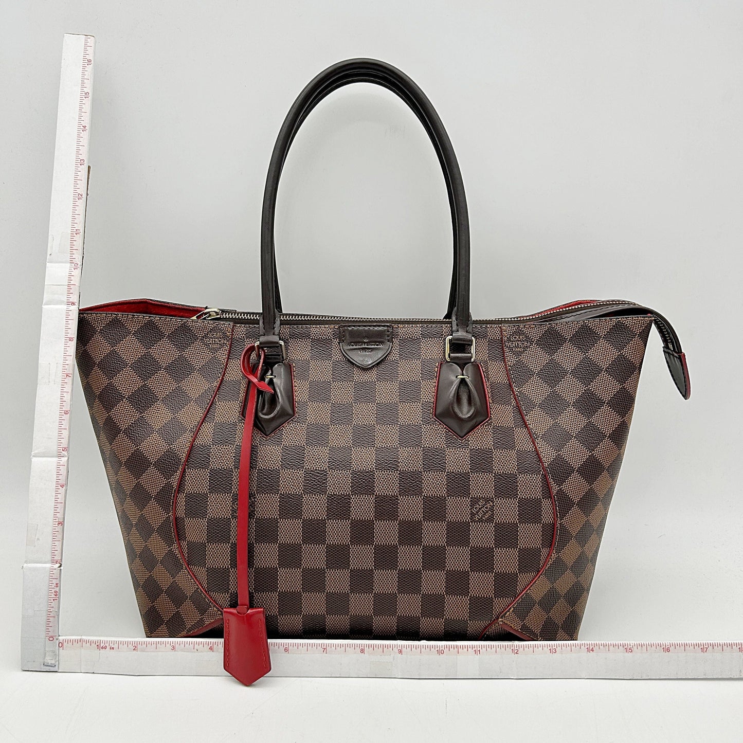 GLM-Damier Ebene Caissa Tote MM Cherry LA3102