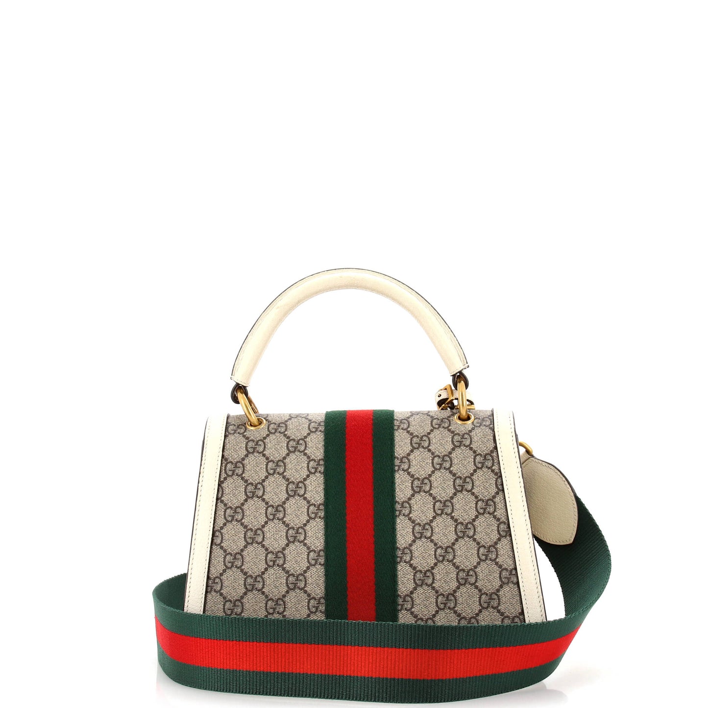 Queen Margaret Top Handle Bag GG Coated Canvas Small