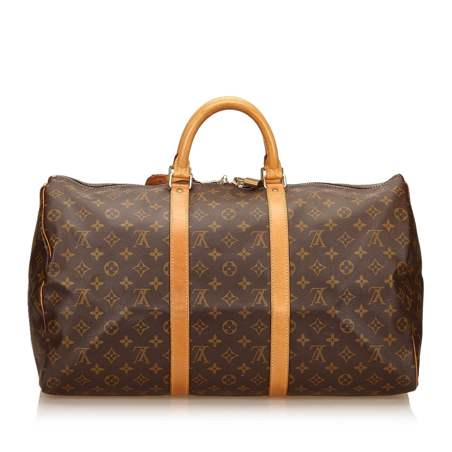 Louis Vuitto Keepall 50 Monogram Canvas Travel Bag