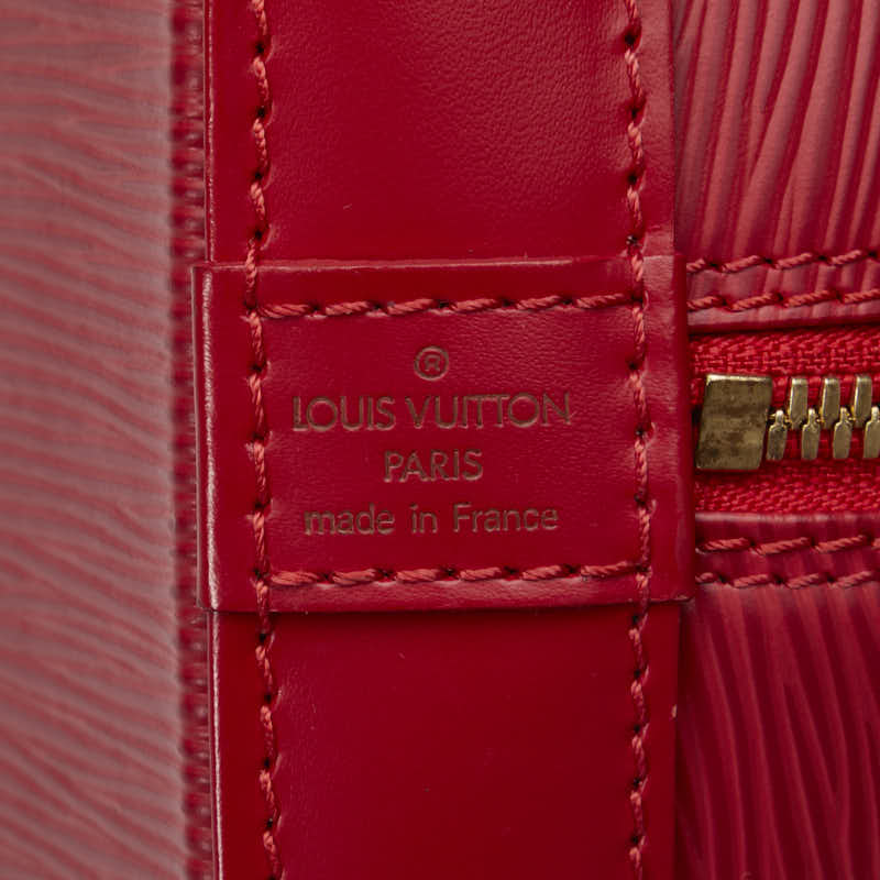 Louis Vuitton Epic Alma Bag Boston Bag M52147 Castilian Red Leather  Louis Vuitton