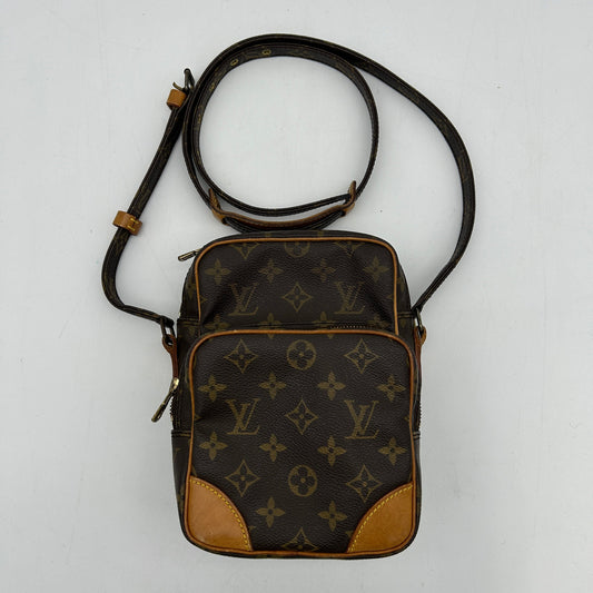 Louis Vuitton Monogram Brown Canvas Amazon Shoulder Bag Medium