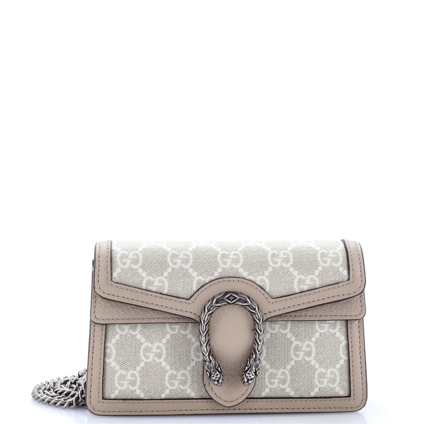 Dionysus Bag GG Coated Canvas with Leather Super Mini