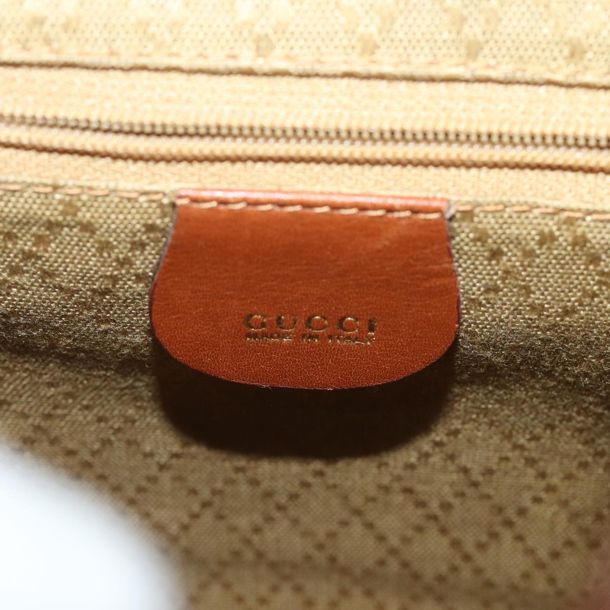 GUCCI Bamboo Backpack Leather Brown 003 1705 0030 80071