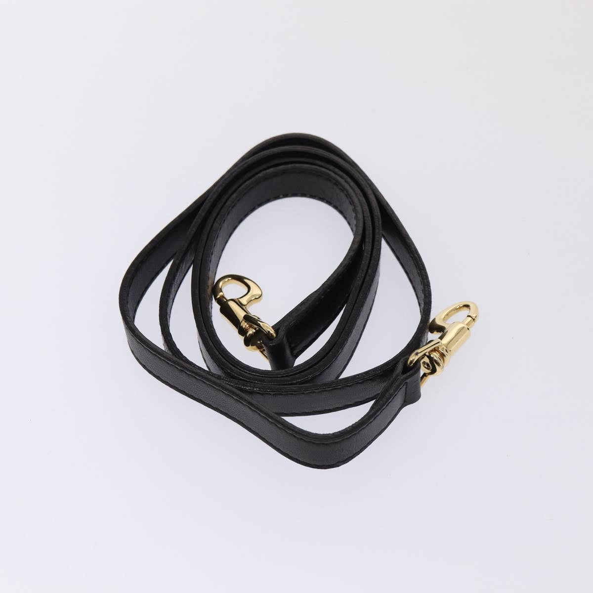 GUCCI Bamboo Hand Bag Leather 2way Black 000 122 0290 80072
