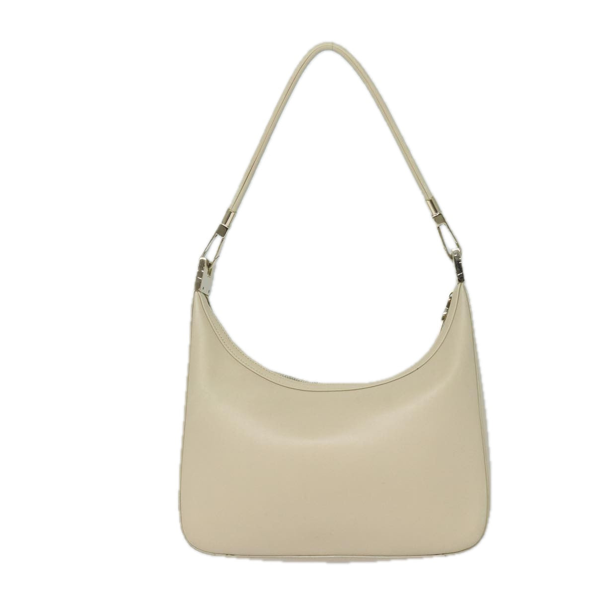 GUCCI Shoulder Bag Leather White 001 3812 80118