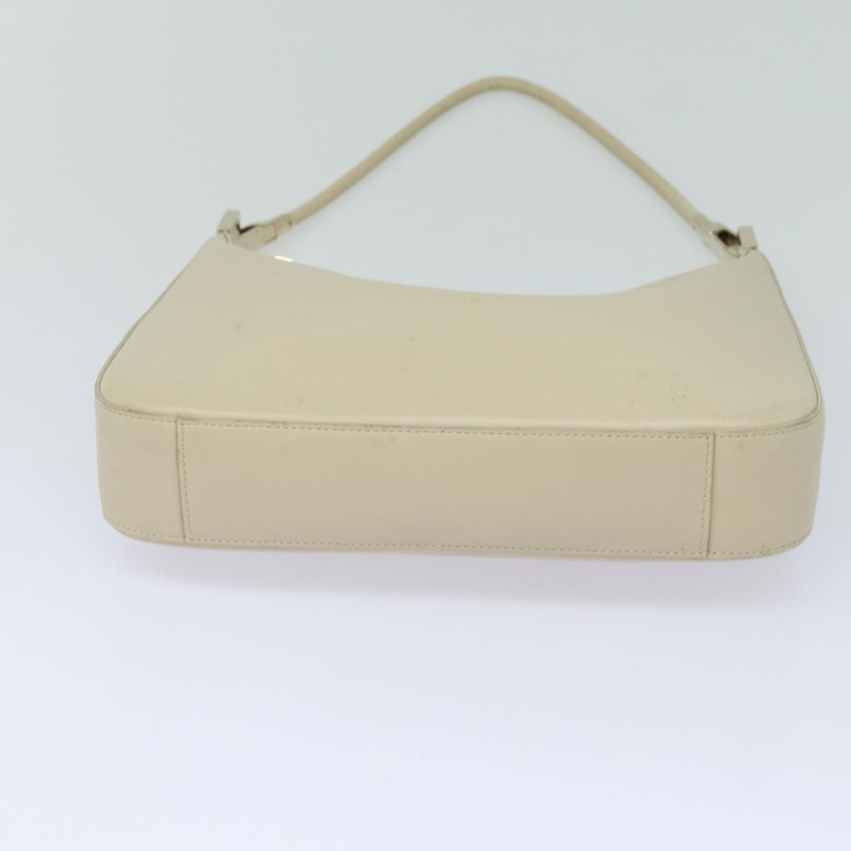 GUCCI Shoulder Bag Leather White 001 3812 80118