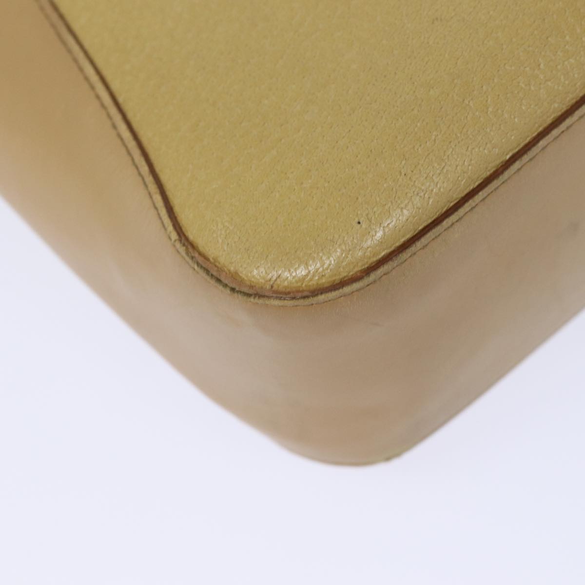 GUCCI Hand Bag Leather Beige 002 1135 80121